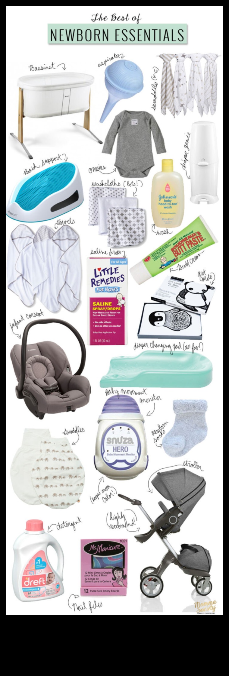 Baby Bliss Basics מדריך מעשי לציוד החיוני שאתה צריך עבור היילוד שלך 2 Baby Bliss Basics: מדריך ציוד חיוני