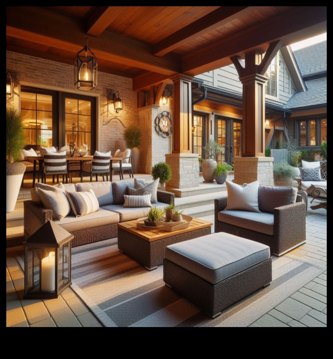 שלווה בפטיו: הרם את המרחב שלך עם נוחות חיצונית