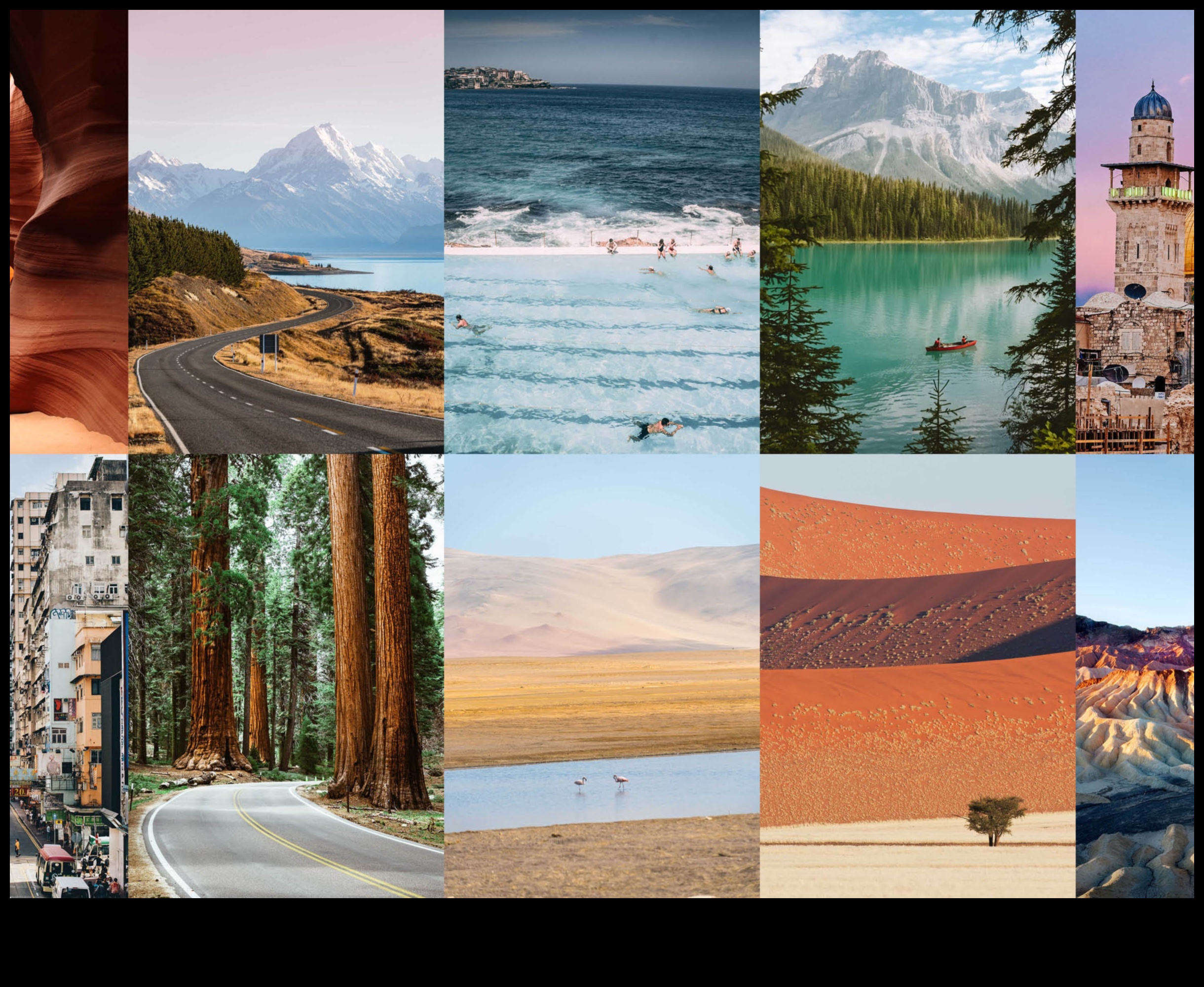 נופים ציוריים סיור במקומות היפים בעולם 3 סימפוניה מפוסלת: יצירות המופת האמנותיות של הטבע בנופים מדהימים