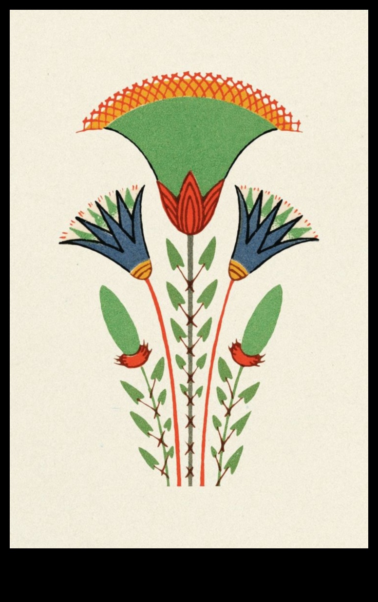 פריחת לוטוס מוטיב פרחוני נצחי באמנות מצרית 5 פריחת הלוטוס: מוטיבים פרחוניים באמנות מצרית