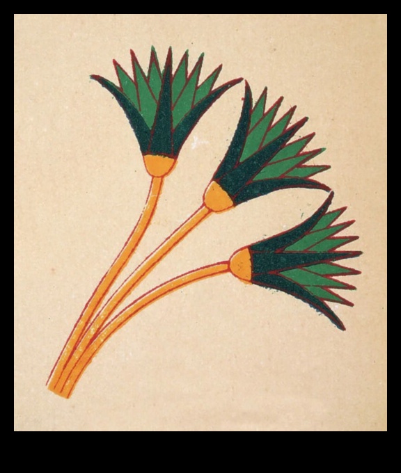 פריחת לוטוס מוטיב פרחוני נצחי באמנות מצרית 2 פריחת הלוטוס: מוטיבים פרחוניים באמנות מצרית