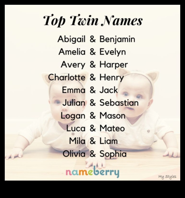 שמות תאומים חמודים ומשלימים לתינוקות 50+ זיווגים שובבים 5 זיווגים שובבים: שמות תאומים תאומים חמודים ומשלימים