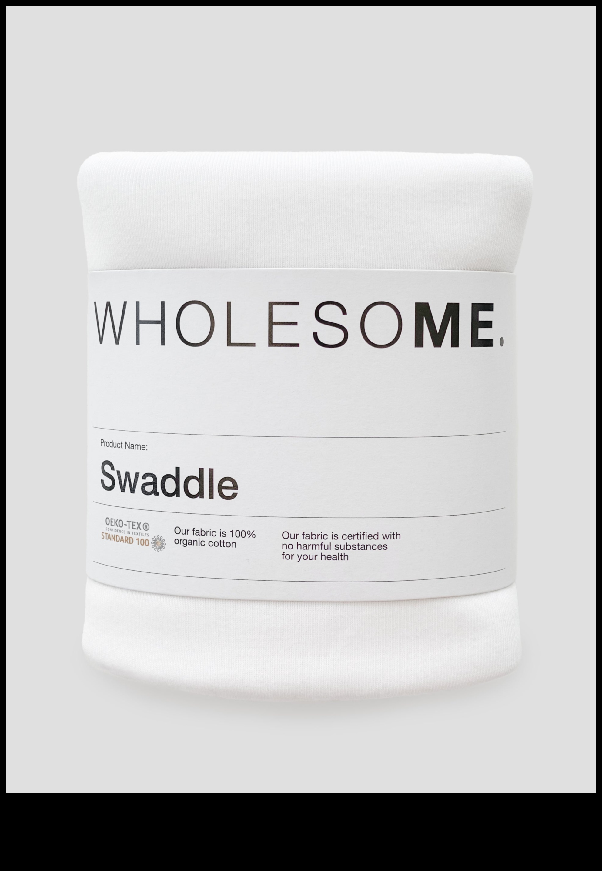 החתלה אורגנית של Wholesome Wraps להתחלה בריאה בחיים 2 עטיפות בריאות: החתלות אורגניות לבריאות תינוק אופטימלית